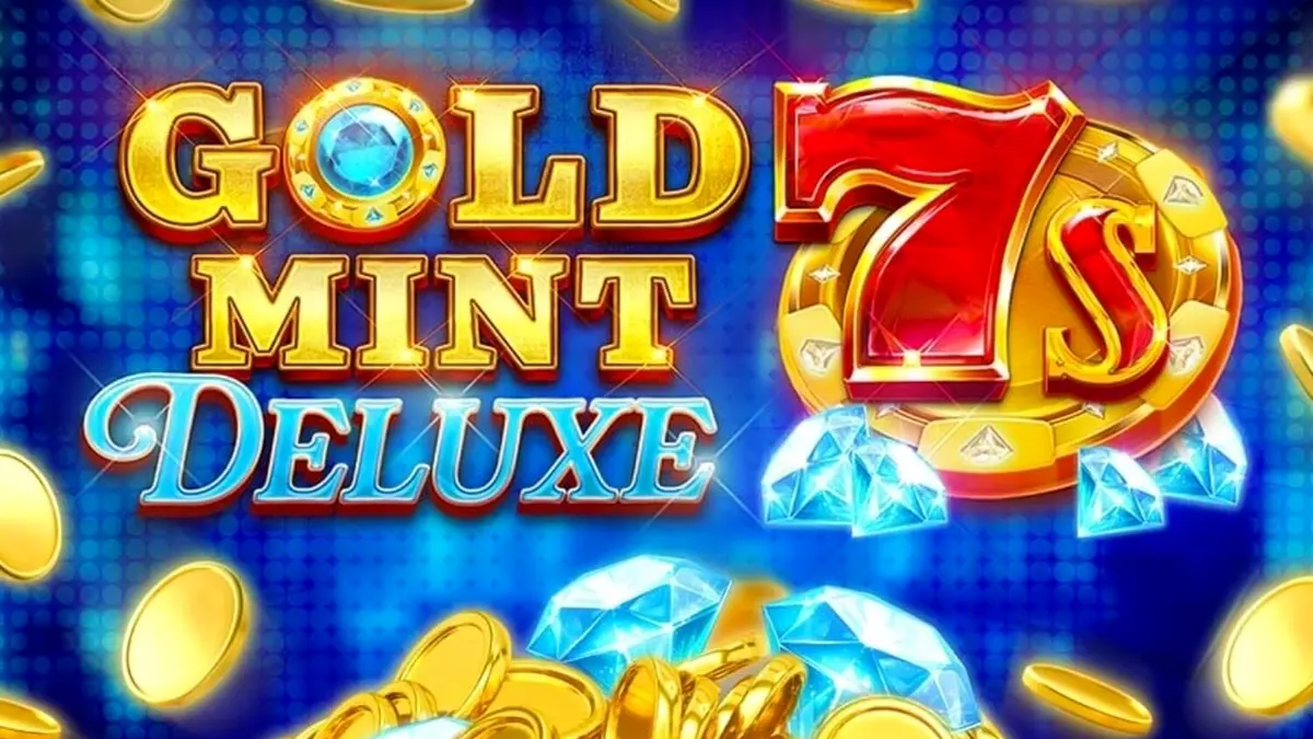Gold Mint 7s Deluxe স্লট গেমের একটি ঝলমলে দৃশ্য